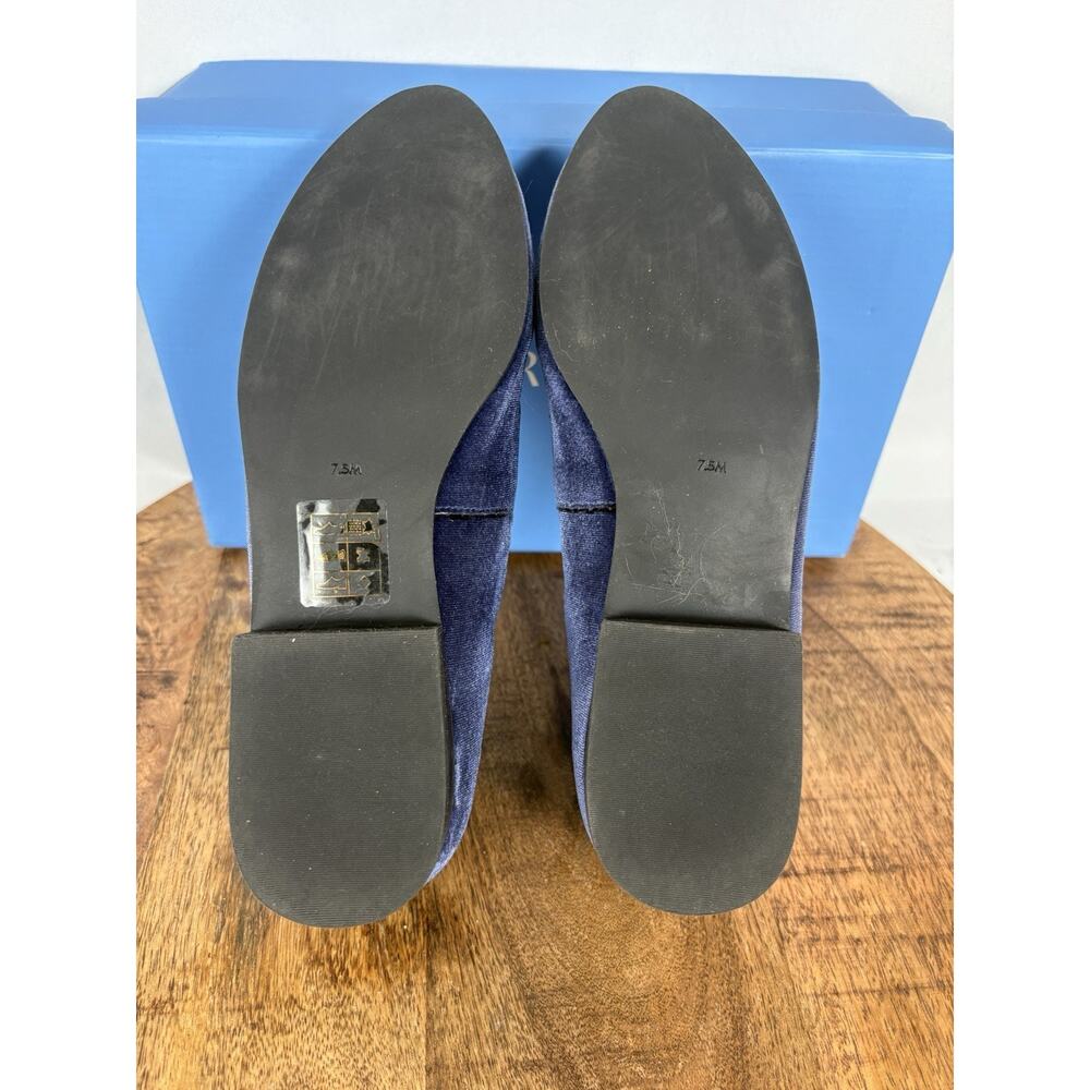 Jack Rogers Blue Suede Loafers Women's Sizes New Size 7.5 - Picture 5 of 7